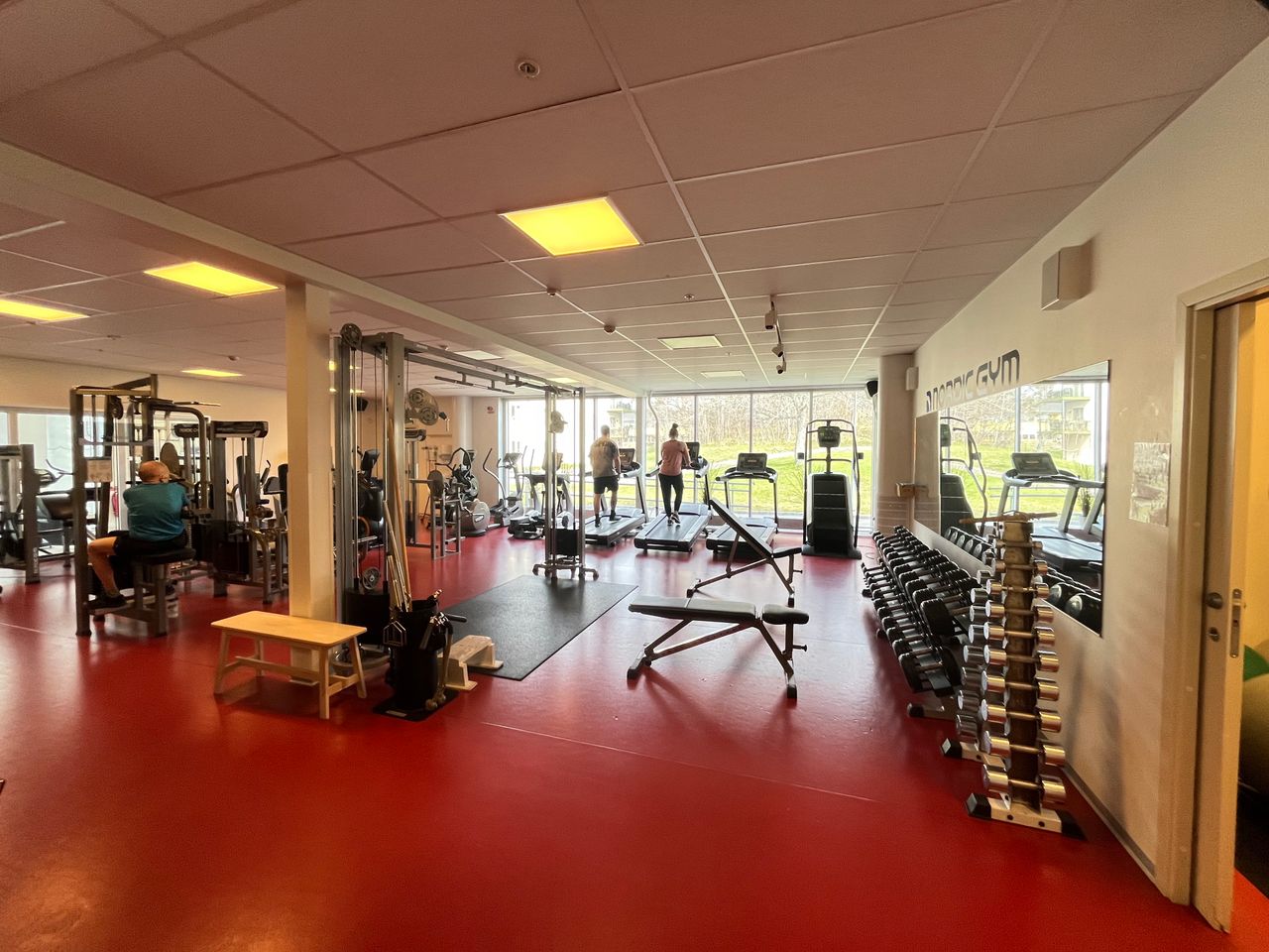 Vikter på gym.